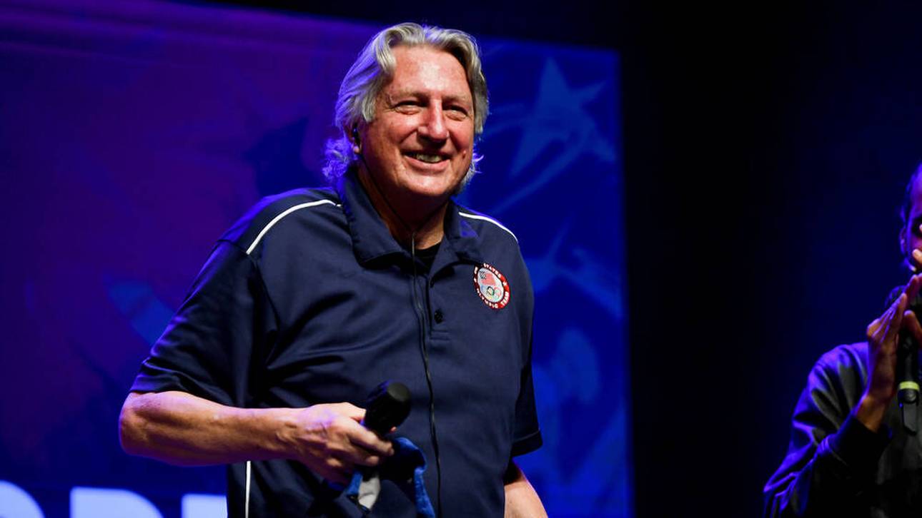 Dick Fosbury im Jahr 2021, zwei Jahre vor seinem Tod