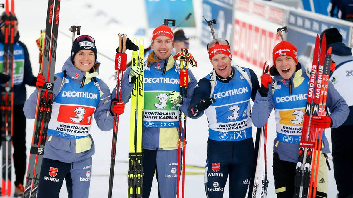 Justus Strelow, Johannes Kuehn, Roman Rees und Benedikt Doll (v.l.) überzeugten zum Auftakt