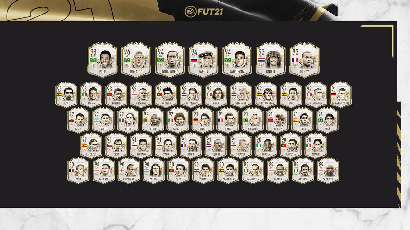 Fifa 21 51 Prime Icons Ab Sofort Im Ultimate Team Modus