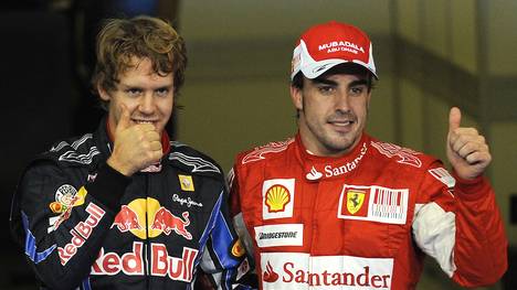 Sebastian Vettel (l.) und Fernando Alonso hätten bei Red Bull Teamkollegen werden können