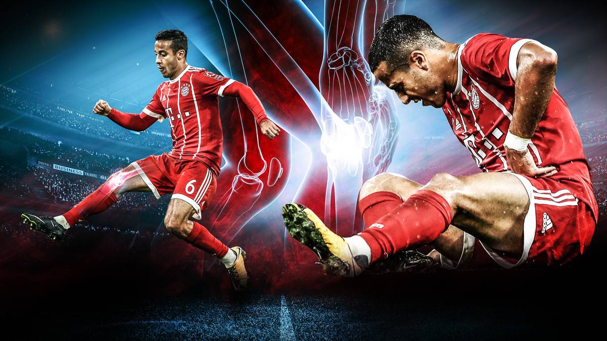 Arjen Robben ist das Sinnbild für Verletzungen beim FC Bayern München. Doch nicht nur der Niederländer musste in seiner Karriere mit zahlreichen Blessuren kämpfen - auch Thiago fiel immer wieder aus. Gegen Anderlecht zog sich der Spanier einen Muskelteilriss im Oberschenkel zu. Der Spielmacher wird erneut lange fehlen. SPORT1 zeigt den Leidensweg von Thiago