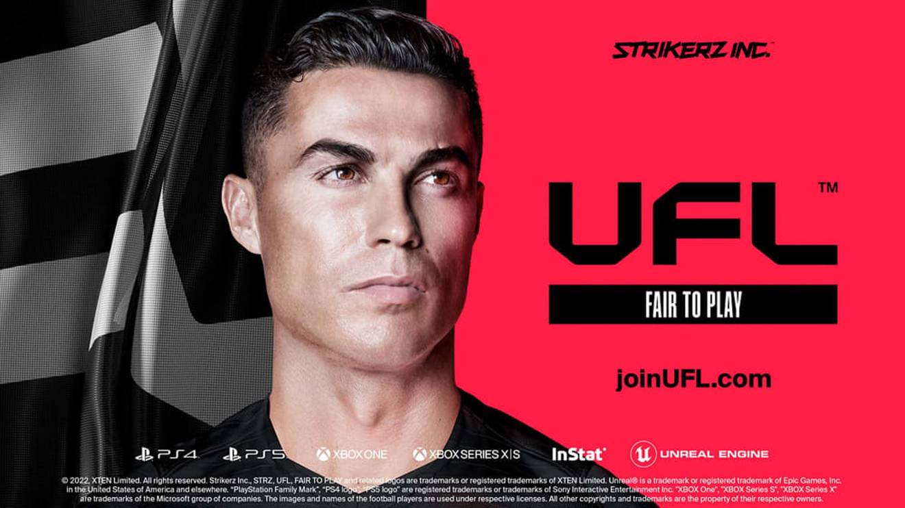 Strikerz Inc. präsentiert Cristiano Ronaldo als offiziellen Markenbotschafter für UFL