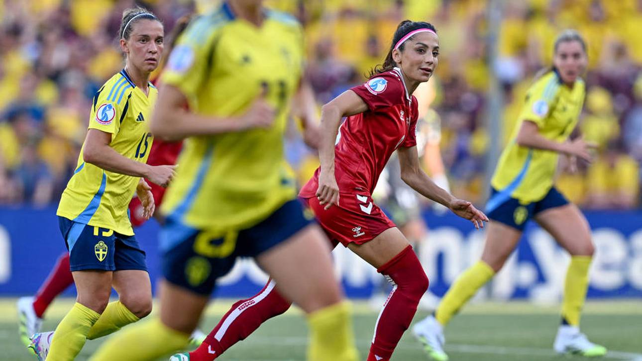 Beim EM-Auftakt gegen Schweden wurde Nadia Nadim in der Schlussphase eingewechselt