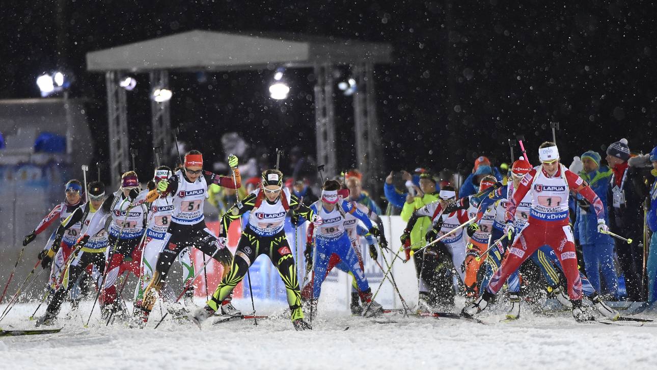 Der Zeitplan der Biathlon-WM