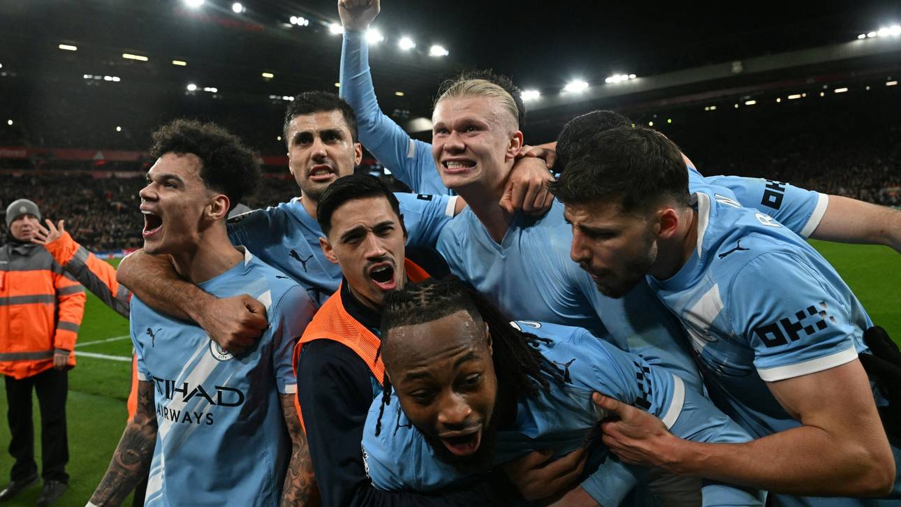 Später Jubel bei Manchester City