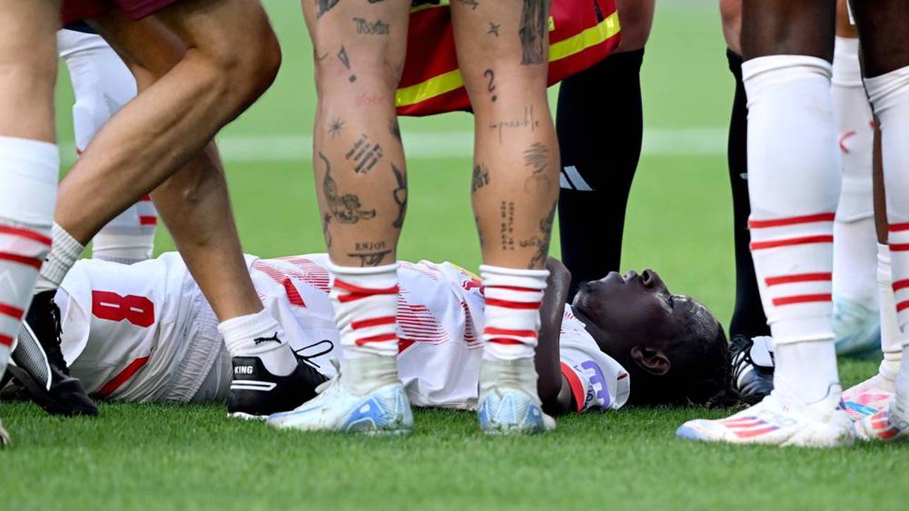 Bange Augenblicke in Leverkusen