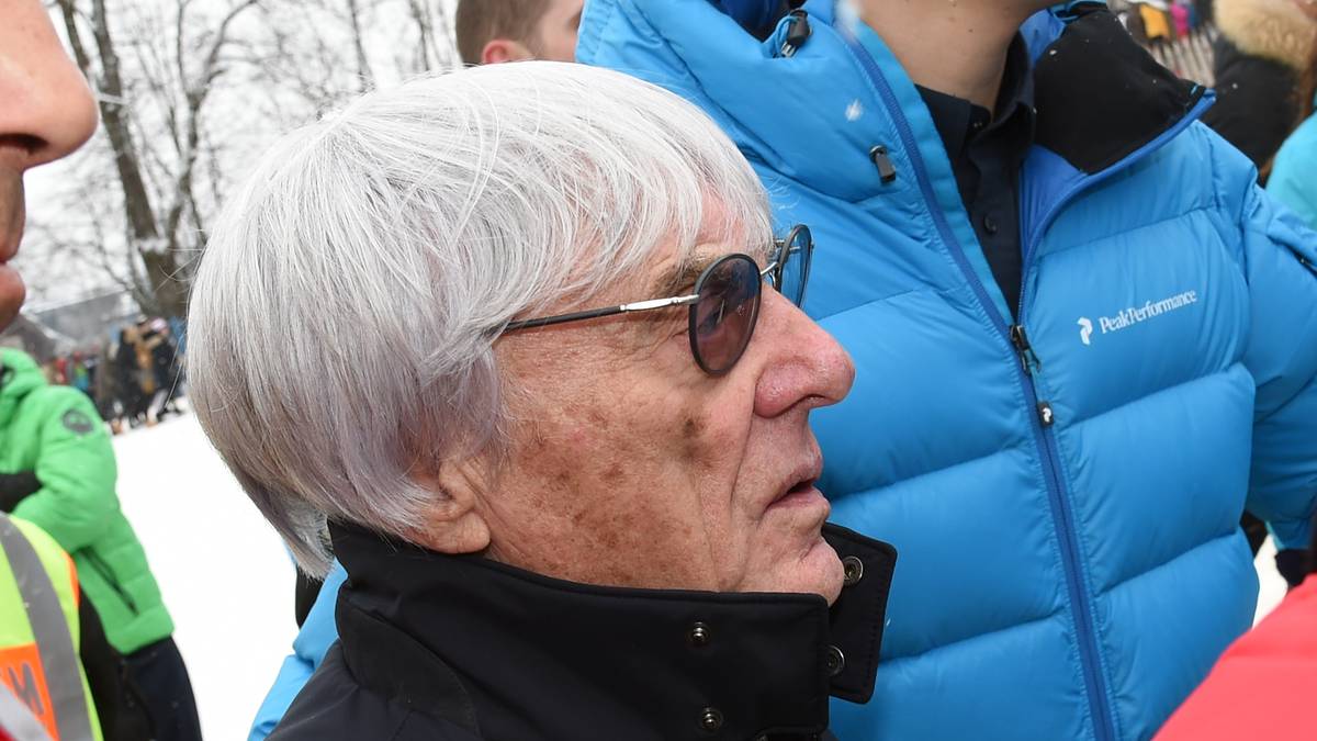 Der Chef ist natürlich auch dabei: Streif-Stammgast Bernie Ecclestone