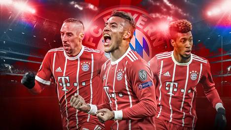Franck Ribery, Corentin Tolisso, Kingsley Coman überzeugen beim FC Bayern