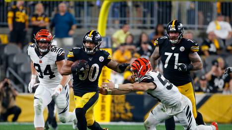 Die Pittsburgh Steelers schlagen den Division-Rivalen Cincinnati Bengals