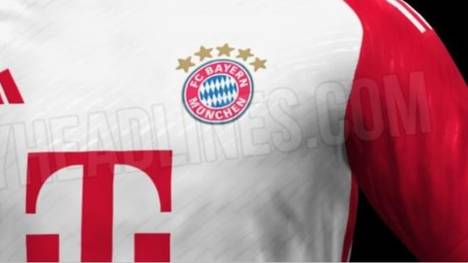 Die Plattform Footy Headlines hat erste Entwürfe für das Heim-Trikot des FC Bayern geleakt. Die beiden Designs erinnern an alte Trikots des deutschen Rekordmeisters. 