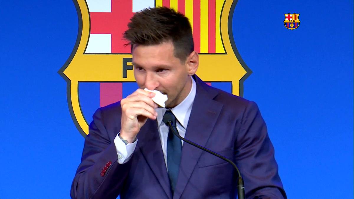 Einfach fiel ihm die letzte Pressekonferenz beim FC Barcelona offenbar nicht. Die Entscheidung von Lionel Messi steht dennoch fest.