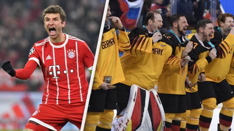 Thomas Müller ist nicht der einzige, der sich über Olympia-Silber für die deutschen Eishockey-Helden freut