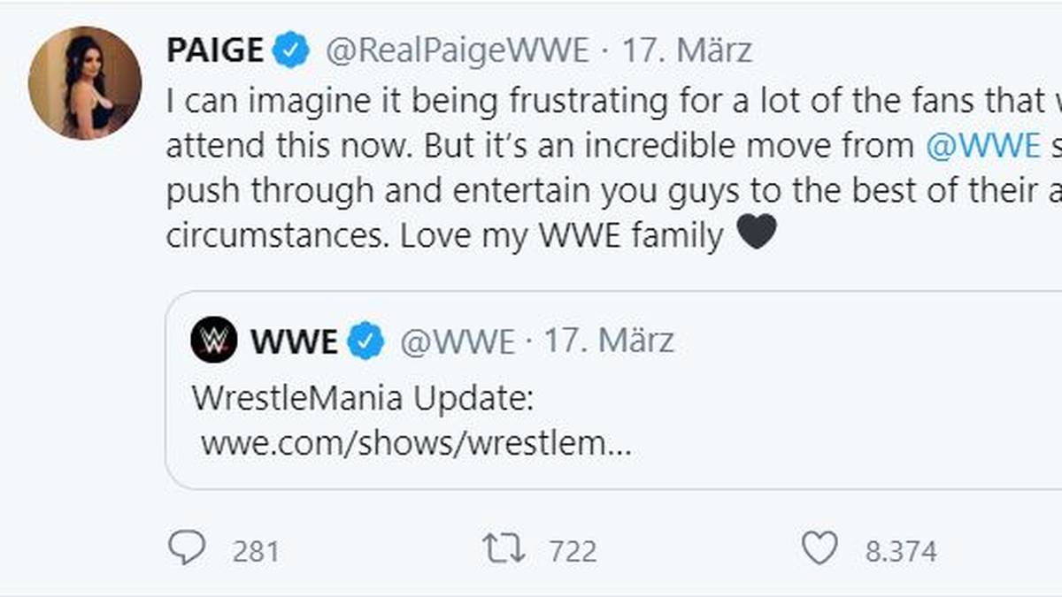 Paige unterstützte die Aktionen rund um WrestleMania