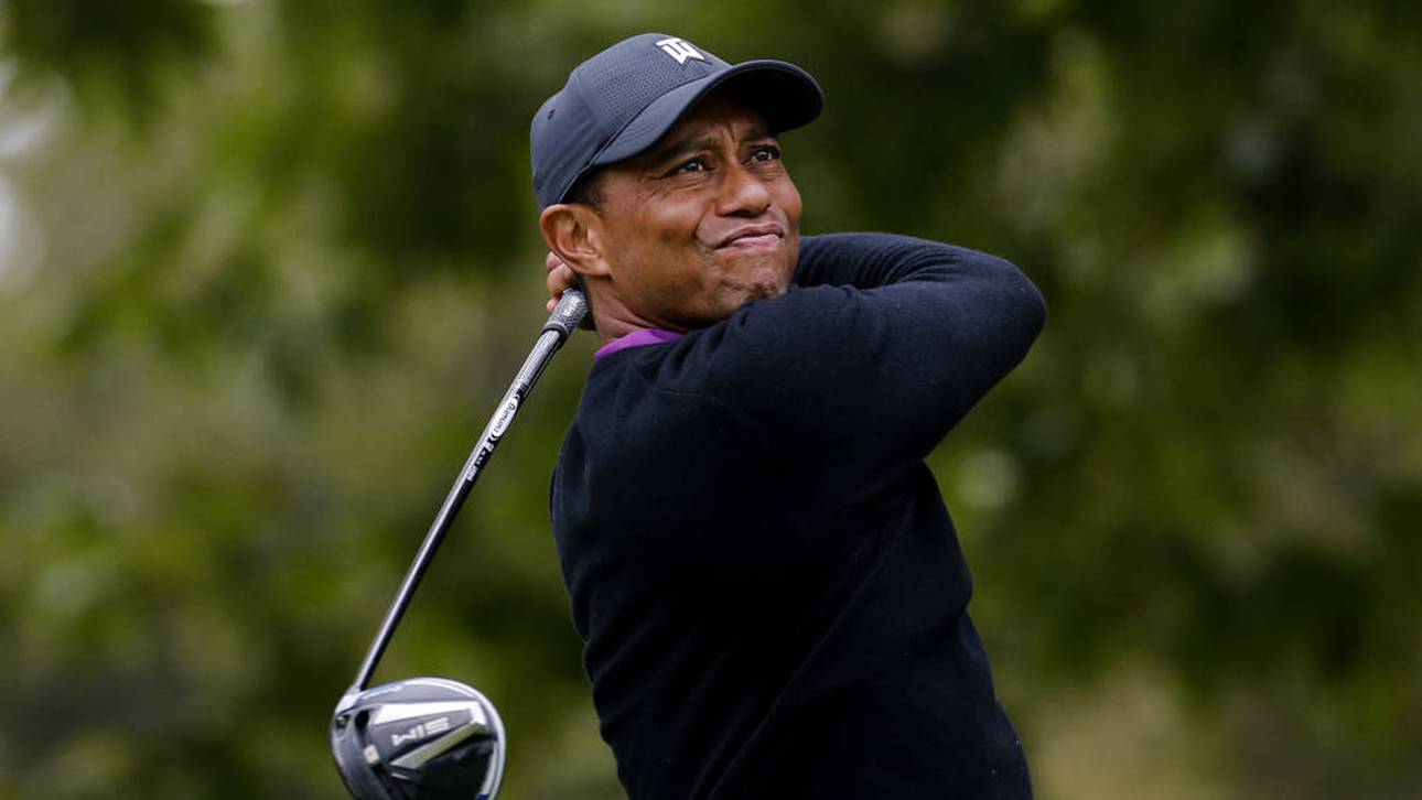 Woods irritiert nach Unfall