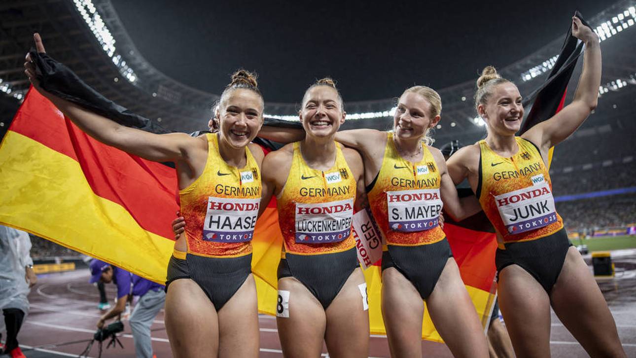 WM: Frauen-Staffel gewinnt Bronze