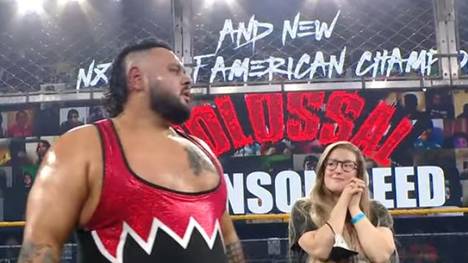 Bronson Reed feierte seinen Sieg bei WWE NXT mit seiner Frau