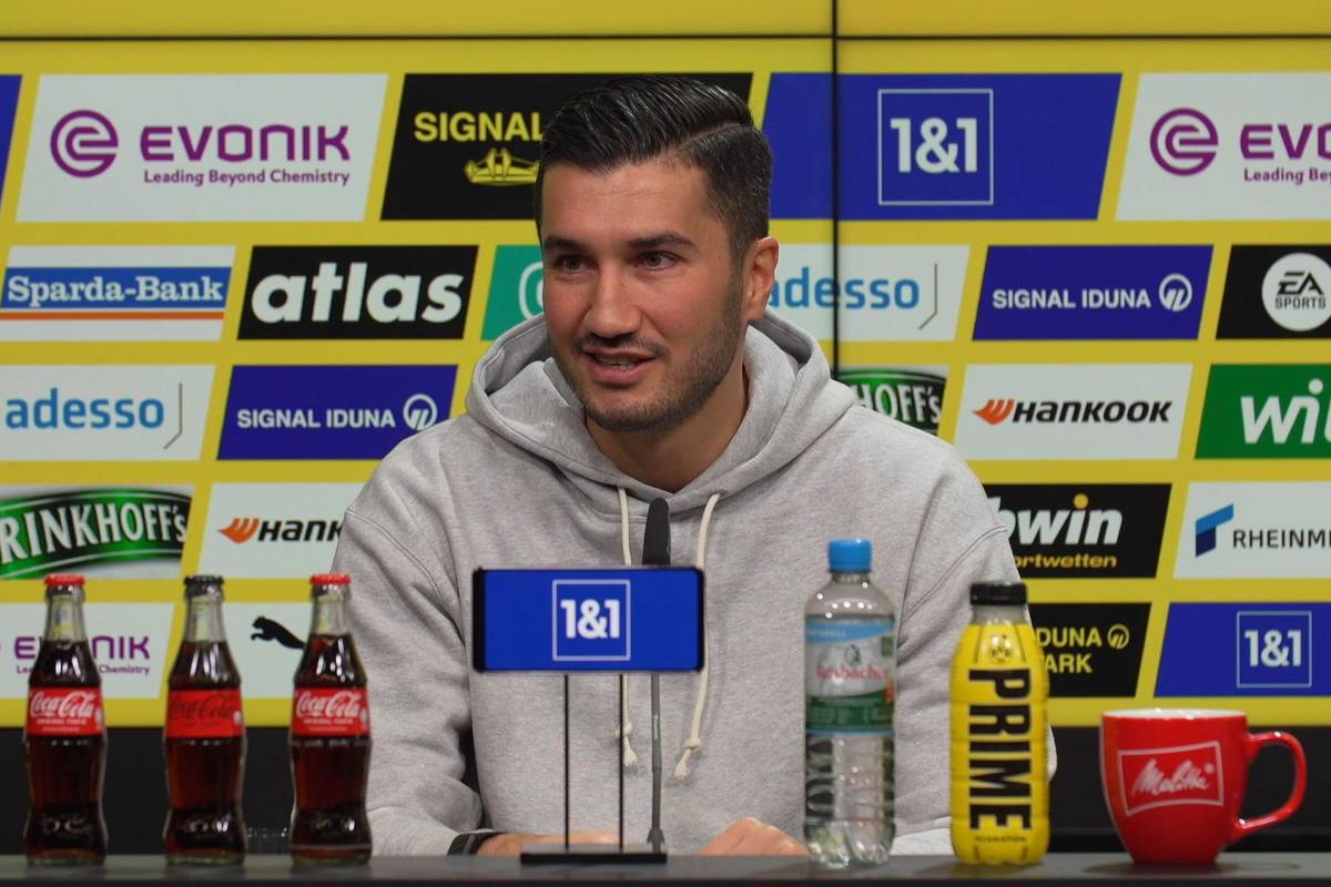 Auf der Pressekonferenz vor dem Spiel der Dortmunder gegen Leverkusen kommt es zwischen dem BVB-Coach Nuri Sahin und einem Reporter zu dieser Meinungsverschiedenheit. 