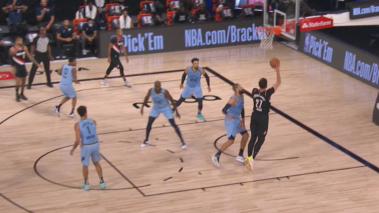 NBA: Portland Trail Blazers - Memphis Grizzlies (126:122): Highlights im Video