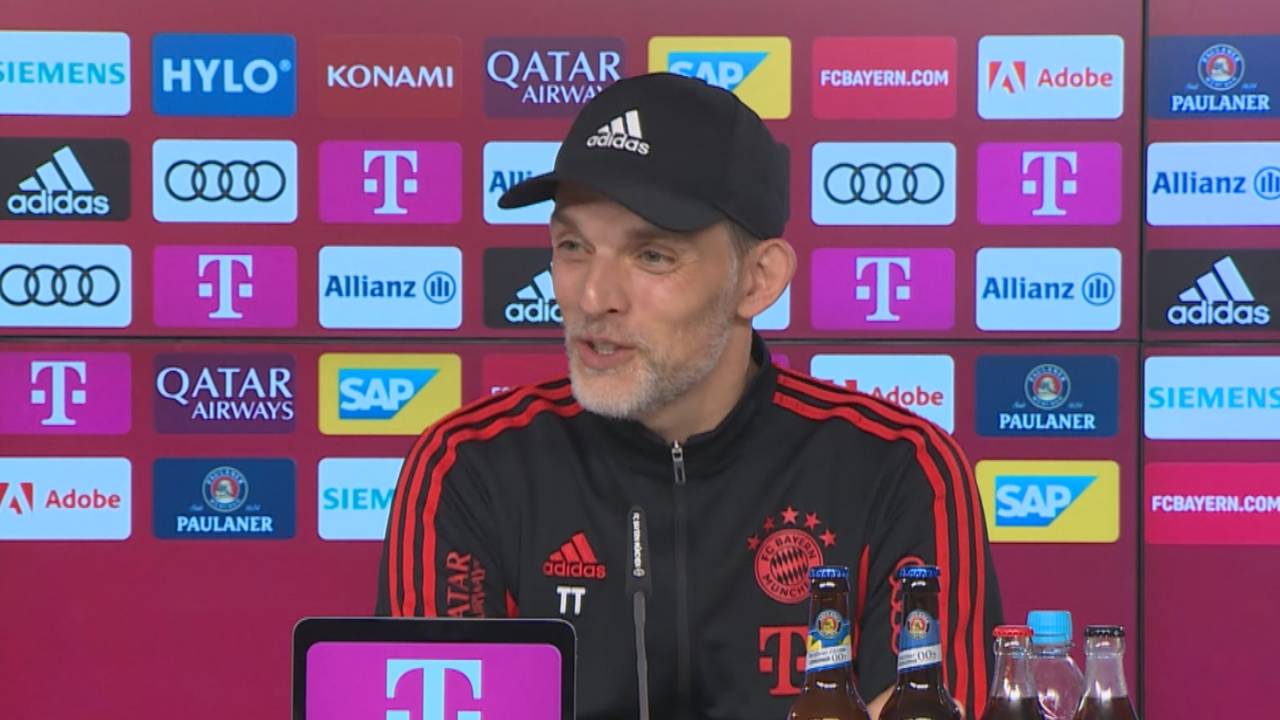 Kolo Muani auf Einkaufsliste? Thomas Tuchel muss herzhaft lachen | FC Bayern