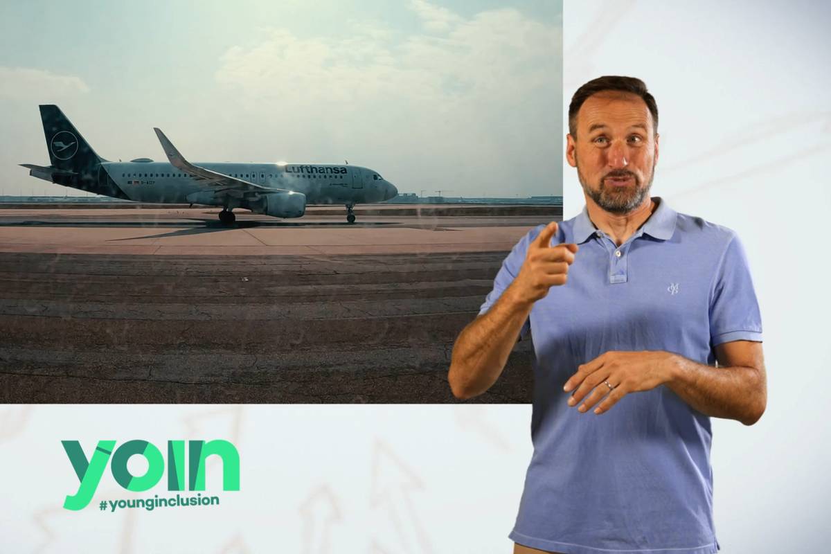 Flugstunden bei yoin! Während der Inclutainment-A380 auch vor dem größten Flughafen Deutschlands in Frankfurt nicht Halt macht, bekommt Kim Moquenco in den Allgäuer Alpen am Schloss Neuschwanstein heftigen Gegenwind. Eine waghalsige Flucht soll ihr gelingen. Kevin hingegen muss im Flugsimulator in Frankfurt eine waghalsige Landung probieren. Kim Hansmann hingegen kämpft in Berlin mit gesunden Lebensmitteln und Tipps eines Ernährungscoaches für Multiple Sklerose. Holen die drei die Punkte für die Moderatorinnen? Wieder einmal sind sie im Wettstreit mit dem Team hinter der Kamera, um einer Bestrafung in der nächsten Sendung zu entgehen. Alles nur Quatsch? Von wegen! Mitfiebern senkt Barrieren. Lachen verbindet. Inklusion unterhält. Inclutainment at its best!