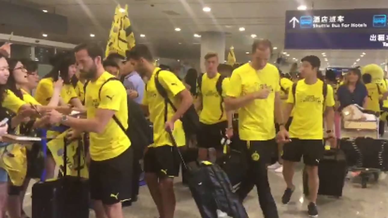 BVB in Schanghai gelandet