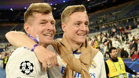 Toni Kroos (l.) mit seinem Bruder Felix