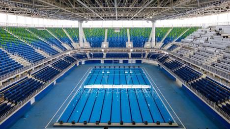 Im Olympic Aquatics Stadium finden die Schwimmwettbewerbe statt
