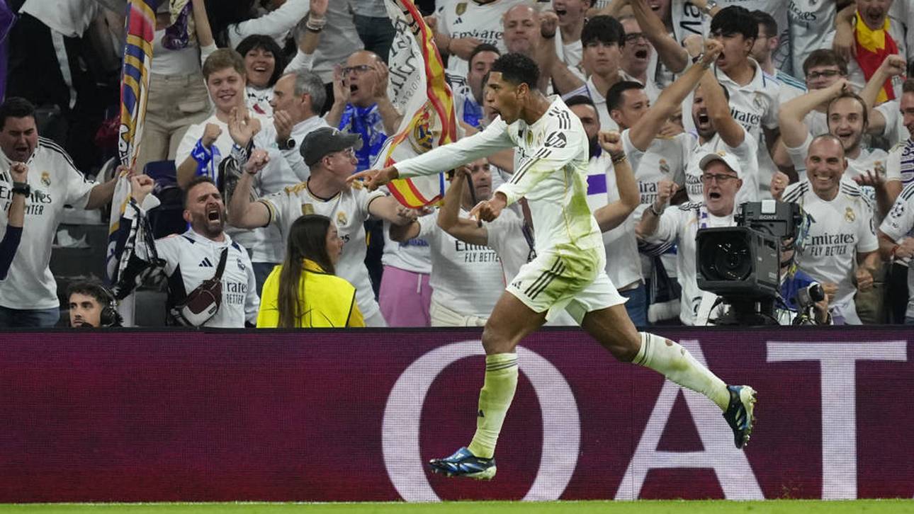 Jude Bellingham sorgt mit seinem Siegtreffer bei den Real-Fans für Ekstase