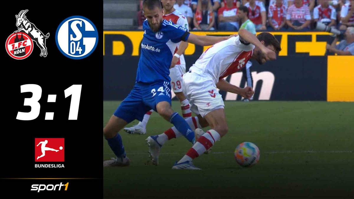 Der FC Schalke 04 unterliegt bei seiner Bundesliga-Rückkehr dem 1. FC Köln mit 1:3. Dabei hadern die Königsblauen vor allem mit zwei Entscheidungen des VAR.