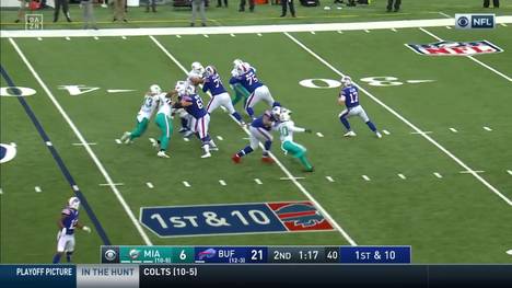 Die Dolphins haben bis zum Schluss auf die Playoffs gehofft, doch ein Josh Allen im MVP-Form macht den Traum zunichte.