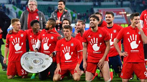 Die Bayern feiern ihn Wolfsburg vorzeitig die Meisterschaft