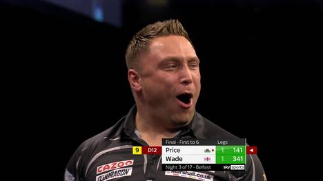 Ein historischer Abend für Gerwyn Price! Mit seinem zweiten 9-Darter des Abends stürmt der Waliser zum ersten Sieg der laufenden Premier League of Darts.