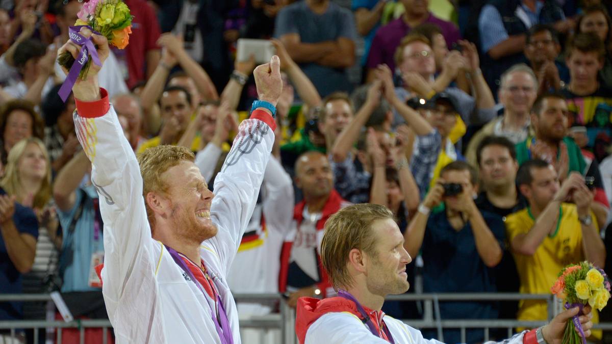 Das Duo holte die erste deutsche Goldmedaille im Beachvolleyball.