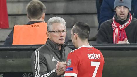 Jupp Heynckes und Franck Ribery verstehen sich offenbar gut