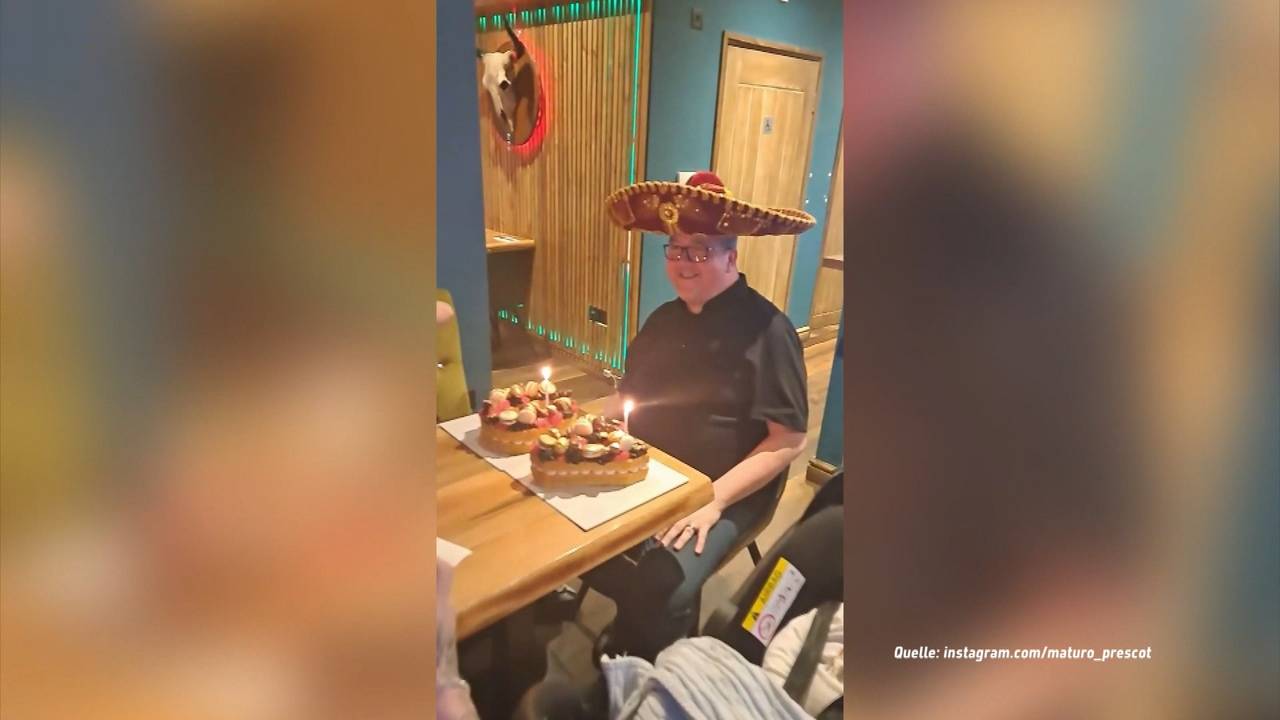 So verrückt feiert Bunting seinen 40. Geburtstag
