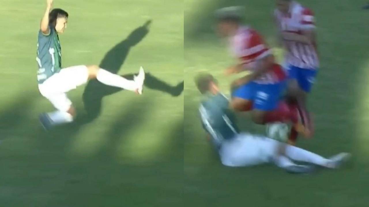 Horror-Grätsche in Honduras: Topspiel der Liga Nacional geht viral