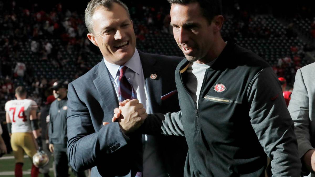 Kyle Shanahan kam im Januar 2017 als neuer Chefcoach zusammen mit dem neuen General Manager John Lynch. Auch sie konnten die 49ers nicht sofort auf Erfolgskurs bringen - doch das sollte sich bald schon ändern