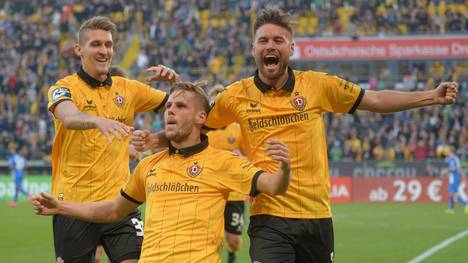 Dynamo Dresden jubelt