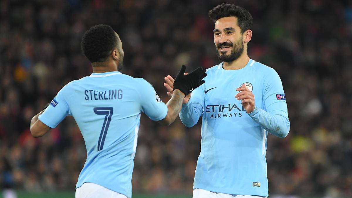 PLATZ 16: RAHEEM STERLING (Manchester City) - 4 Tore