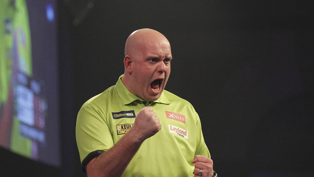 Van Gerwen siegt im Rekord-Match
