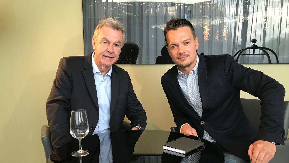 Ottmar Hitzfeld im Gespräch mit SPORT1-Chefreporter Digital Florian Plettenberg