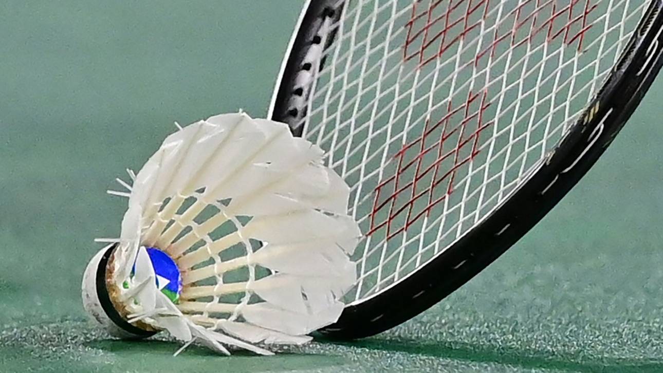 Verbot im Badminton!