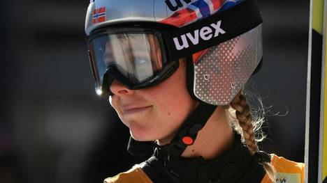Maren Lundby legt eine Skisprungpause ein