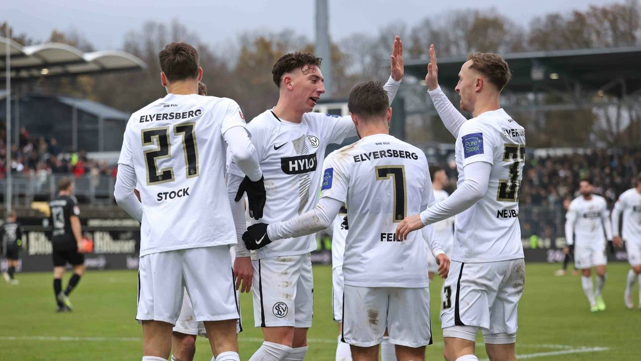 Aufsteiger Elversberg klettert auf Platz drei