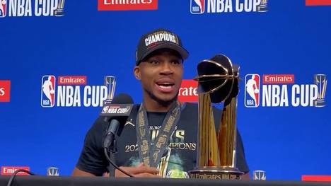 Giannis Antetokounmpo verzichtet nach dem NBA-Cup-Sieg seiner Bucks gegen die Oklahoma City Thunder auf Alkohol. Der "Greek Freak" ermutigt Team und Mitarbeiter, den Erfolg ausgiebig zu feiern.