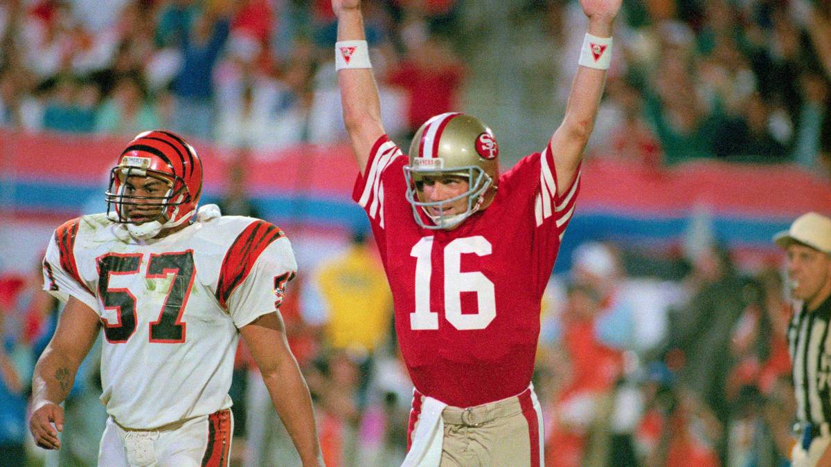 PLATZ 2 - JOE MONTANA: Lange bleibt die erste Position des Rankings Joe Montana vorbehalten - und wird das für viele Fans und Experten auch immer bleiben. In 13 Spielzeiten bringt es "Joe Cool" auf 40.551 Yards und 273 Touchdown-Pässe