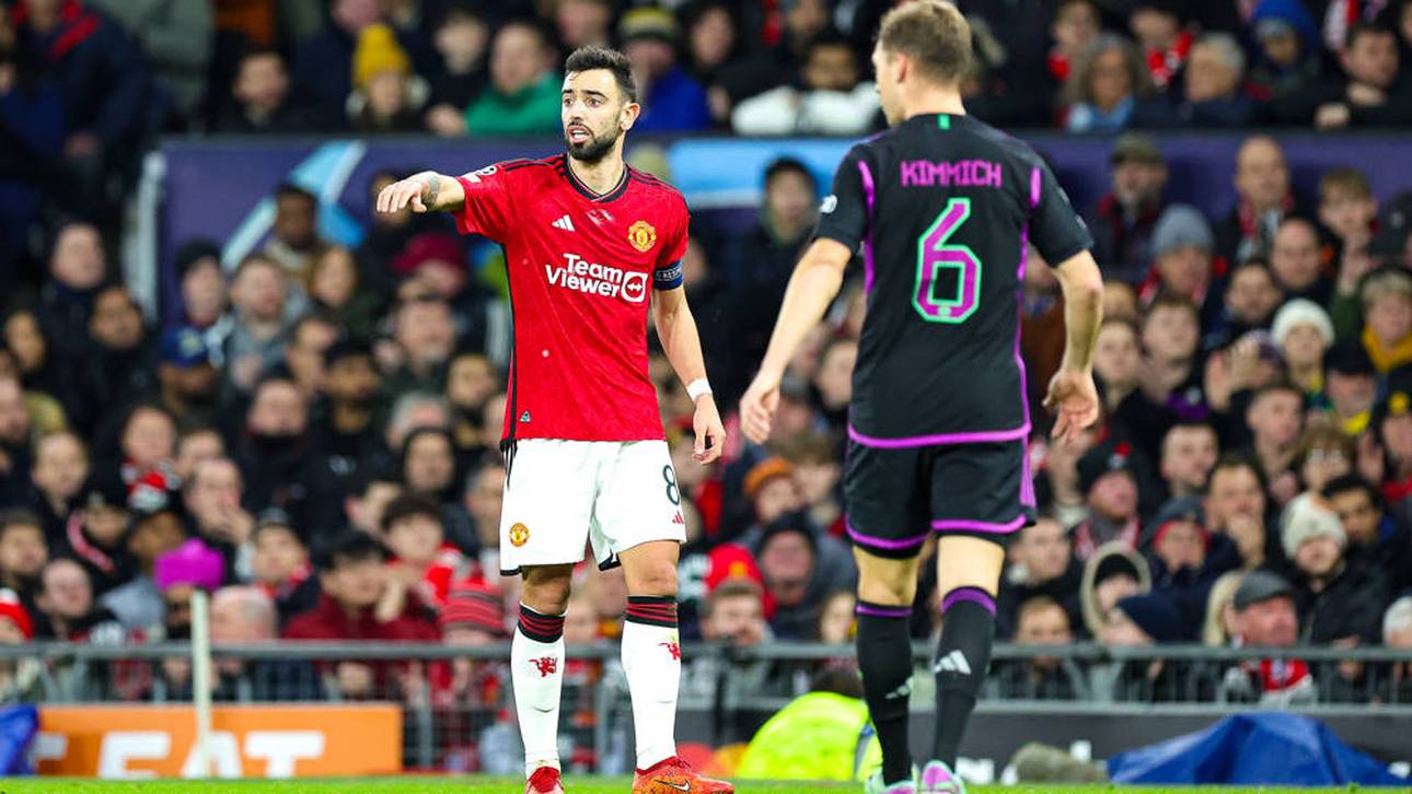 Bruno Fernandes (l.) steht beim FC Bayern wohl auf dem Zettel