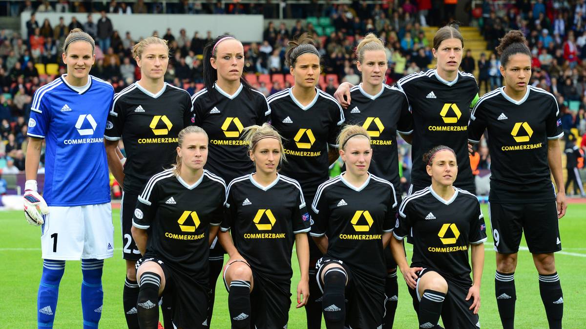 Showdown in Berlin: Der 1. FFC Frankfurt kämpft im mit 17.147 Zuschauer ausverkauften Friedrich-Ludwig-Jahn-Sportpark gegen...