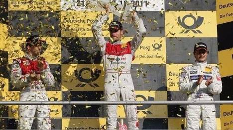 Sein größter Erfolg: Martin Tomczyk krönt sich 2011 zum DTM-Champion