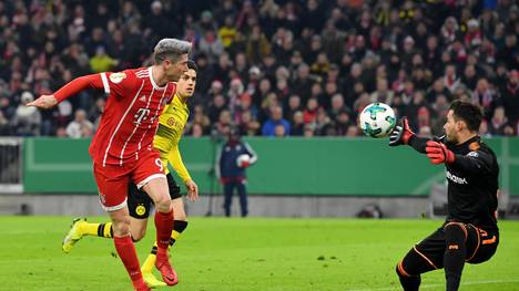 Robert Lewandowski erzielte fünf der letzten elf Bayern-Tore gegen Dortmund